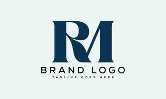 letter MR logo design vector template design for brand.