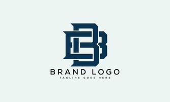 letra cama y desayuno logo diseño vector modelo diseño para marca.