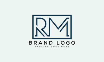 letter MR logo design vector template design for brand.