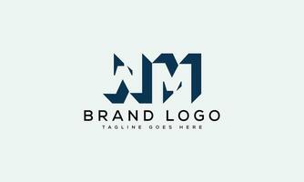letter MW, WM logo design vector template design for brand.