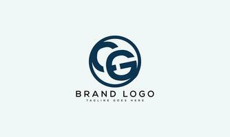 letter CG logo design vector template design for brand.