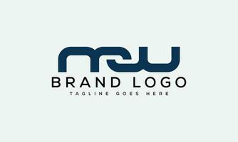 letter MW, WM logo design vector template design for brand.