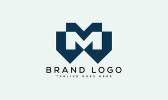 letter MW, WM logo design vector template design for brand.