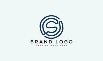 letter S logo design vector template design for brand.