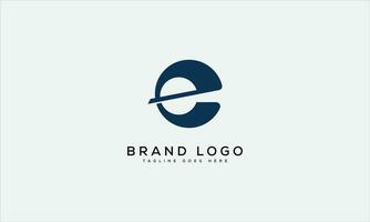 letter E logo design vector template design for brand.