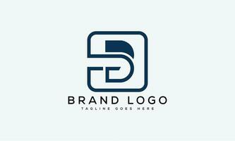 letra bg logo diseño vector modelo diseño para marca