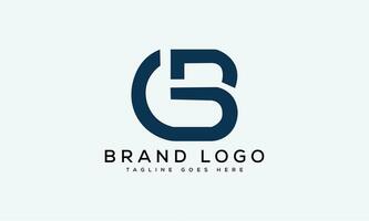 letter BG logo design vector template design for brand