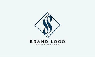 letter SS logo design vector template design for brand