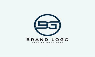 letter BG logo design vector template design for brand