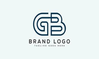 letter BG logo design vector template design for brand