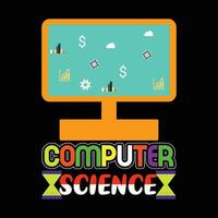 Computer Engineer T-shirt Design vector
