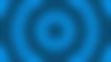 Modern halftone circular dots water waves ripple pattern Royal blue loopable background video
