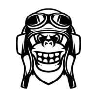 Yeti Pilot Outline vector