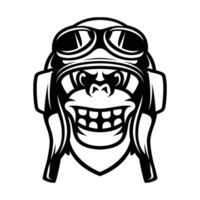 Yeti Pilot Outline vector