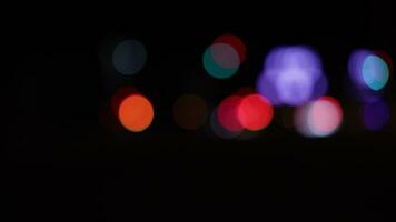 Blur background, black background, night background, bokeh background video