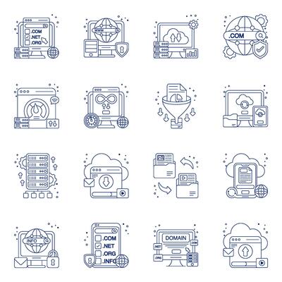 Pack of Web Linear Icons