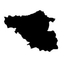 Samtskhe Javakheti region map, administrative division of Georgia. Vector illustration.