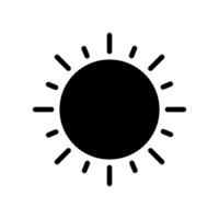 soleado icono diseño vector modelo