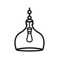 stand lamp icon design vector