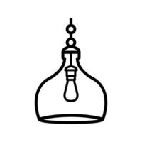 stand lamp icon design vector