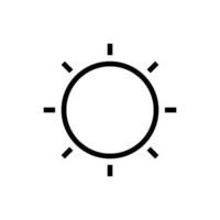 sunny icon design vector template