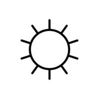 sunny icon design vector template