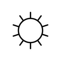 sunny icon design vector template
