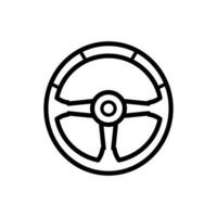 steering wheel icon design vector template