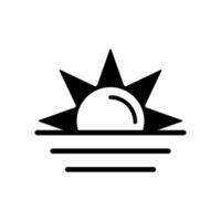 sunrise icon design vector template