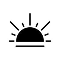 sunrise icon design vector template