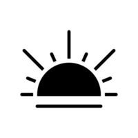 sunrise icon design vector template