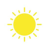 sunny icon design vector template