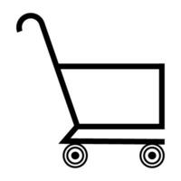 compras carro icono diseño vector modelo