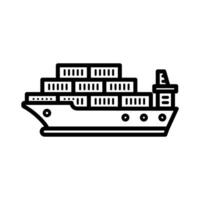 container shipping icon vector illustration design