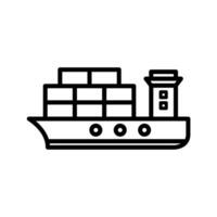 container shipping icon vector illustration design