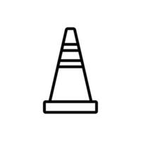 safety cone icon design vector