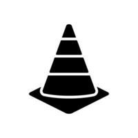 safety cone icon design vector