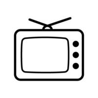 televisión icono diseño vector