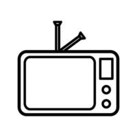 televisión icono diseño vector