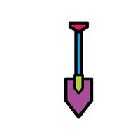 shovel icon design vector template