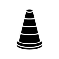 safety cone icon design vector