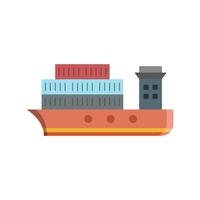 container shipping icon vector illustration design