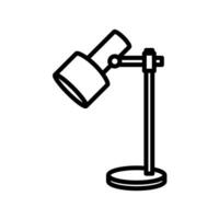 stand lamp icon design vector