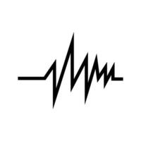 sound wave icon design vector