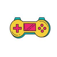 Game icon retro vector illustration