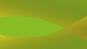 Green background with yellow gradations and wave-shaped. vector illustration background