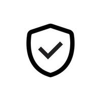 Security shield icons, security shields vector illustration design.