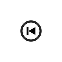 Media player icon in flat style. Sound vector illustration on white isolated background. Media player business concept.