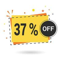 47 percent off. Vector design.