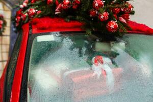 car christmas present, Christmas or New Year gift photo